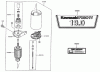 Zerto-Turn Mäher 74173 (Z149) - Toro Z Master Mower, 52" SFS Side Discharge Deck (SN: 990001 - 999999) (1999) Spareparts STARTER/DECALS - KAWASAKI FH601V-S07
