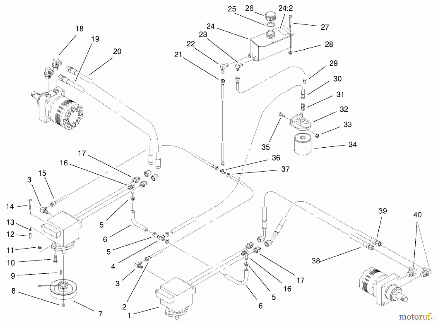  Zerto-Turn Mäher 74174 (Z153) - Toro Z Master Mower, 52