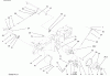 Zerto-Turn Mäher 74174 (Z153) - Toro Z Master Mower, 52" SFS Side Discharge Deck (SN: 200000001 - 200999999) (2000) Spareparts PARKING BRAKE SYSTEM ASSEMBLY