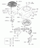 Zerto-Turn Mäher 74176 (Z147) - Toro Z Master Mower, 44" SFS Side Discharge Deck (SN: 230006001 - 230007000) (2003) Spareparts COOLING EQUIPMENT ASSEMBLY KAWASAKI FH500V-ES10