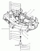 Zerto-Turn Mäher 74176 (Z147) - Toro Z Master Mower, 44" SFS Side Discharge Deck (SN: 230006001 - 230007000) (2003) Spareparts DECK SPINDLE ASSEMBLY