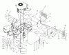 Zerto-Turn Mäher 74176 (Z147) - Toro Z Master Mower, 44" SFS Side Discharge Deck (SN: 230006001 - 230007000) (2003) Spareparts ENGINE AND CLUTCH ASSEMBLY