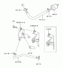 Zerto-Turn Mäher 74176 (Z147) - Toro Z Master Mower, 44" SFS Side Discharge Deck (SN: 230006001 - 230007000) (2003) Spareparts FUEL TANK/FUEL VALVE ASSEMBLY KAWASAKI FH500V-ES10