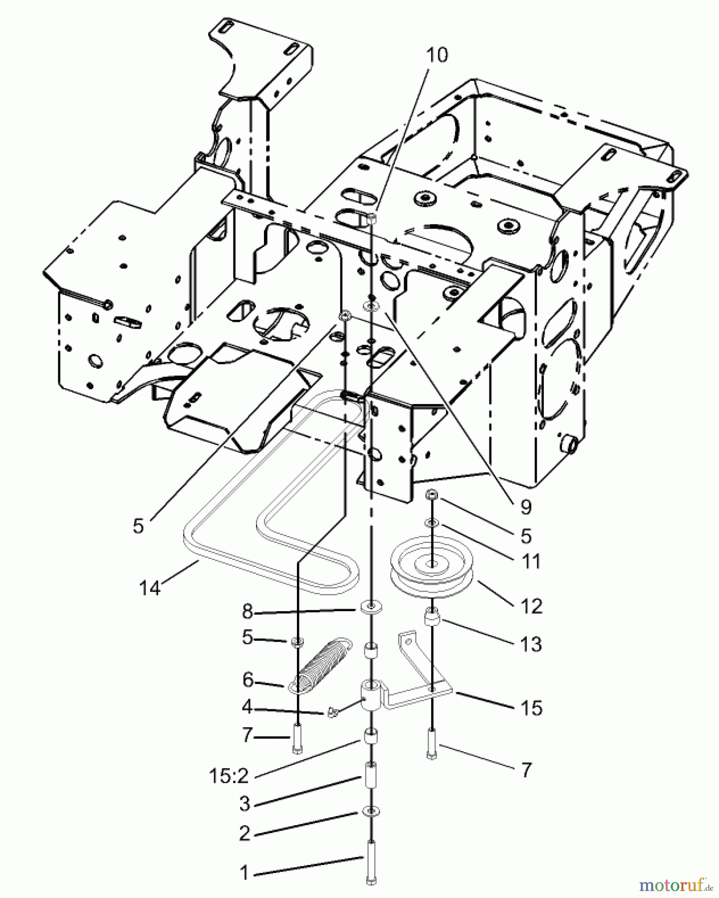  Zerto-Turn Mäher 74176 (Z147) - Toro Z Master Mower, 44