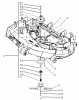 Zerto-Turn Mäher 74176 (Z147) - Toro Z Master Mower, 44" SFS Side Discharge Deck (SN: 230007001 - 230999999) (2003) Spareparts DECK SPINDLE ASSEMBLY