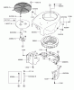 Zerto-Turn Mäher 74176TE (Z147) - Toro Z Master Mower, 112cm SFS Side Discharge Deck (SN: 230000001 - 230006000) (2003) Spareparts COOLING EQUIPMENT ASSEMBLY KAWASAKI FH500V-ES10