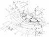 Zerto-Turn Mäher 74176TE (Z147) - Toro Z Master Mower, 112cm SFS Side Discharge Deck (SN: 230000001 - 230006000) (2003) Spareparts DECK ASSEMBLY