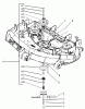 Zerto-Turn Mäher 74176TE (Z147) - Toro Z Master Mower, 112cm SFS Side Discharge Deck (SN: 230000001 - 230006000) (2003) Spareparts DECK SPINDLE ASSEMBLY