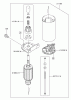 Zerto-Turn Mäher 74176TE (Z147) - Toro Z Master Mower, 112cm SFS Side Discharge Deck (SN: 230000001 - 230006000) (2003) Spareparts STARTER ASSEMBLY KAWASAKI FH500V-ES10