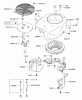 Zerto-Turn Mäher 74176TE (Z147) - Toro Z Master Mower, 112cm SFS Side Discharge Deck (SN: 230006001 - 230007000) (2003) Spareparts COOLING EQUIPMENT ASSEMBLY KAWASAKI FH500V-ES10