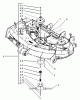 Zerto-Turn Mäher 74176TE (Z147) - Toro Z Master Mower, 112cm SFS Side Discharge Deck (SN: 230006001 - 230007000) (2003) Spareparts DECK SPINDLE ASSEMBLY