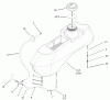 Zerto-Turn Mäher 74176TE (Z147) - Toro Z Master Mower, 112cm SFS Side Discharge Deck (SN: 230006001 - 230007000) (2003) Spareparts FUEL SYSTEM ASSEMBLY