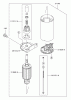 Zerto-Turn Mäher 74176TE (Z147) - Toro Z Master Mower, 112cm SFS Side Discharge Deck (SN: 230006001 - 230007000) (2003) Spareparts STARTER ASSEMBLY KAWASAKI FH500V-ES10