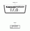 Zerto-Turn Mäher 74176TE (Z147) - Toro Z Master Mower, 112cm SFS Side Discharge Deck (SN: 230007001 - 230999999) (2003) Spareparts LABEL ASSEMBLY KAWASAKI FH500V-ES10