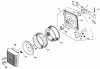 Zerto-Turn Mäher 74177 (Z150) - Toro Z Master Mower, 44" SFS Side Discharge Deck (SN: 210000001 - 210999999) (2001) Spareparts AIR INTAKE ASSEMBLY