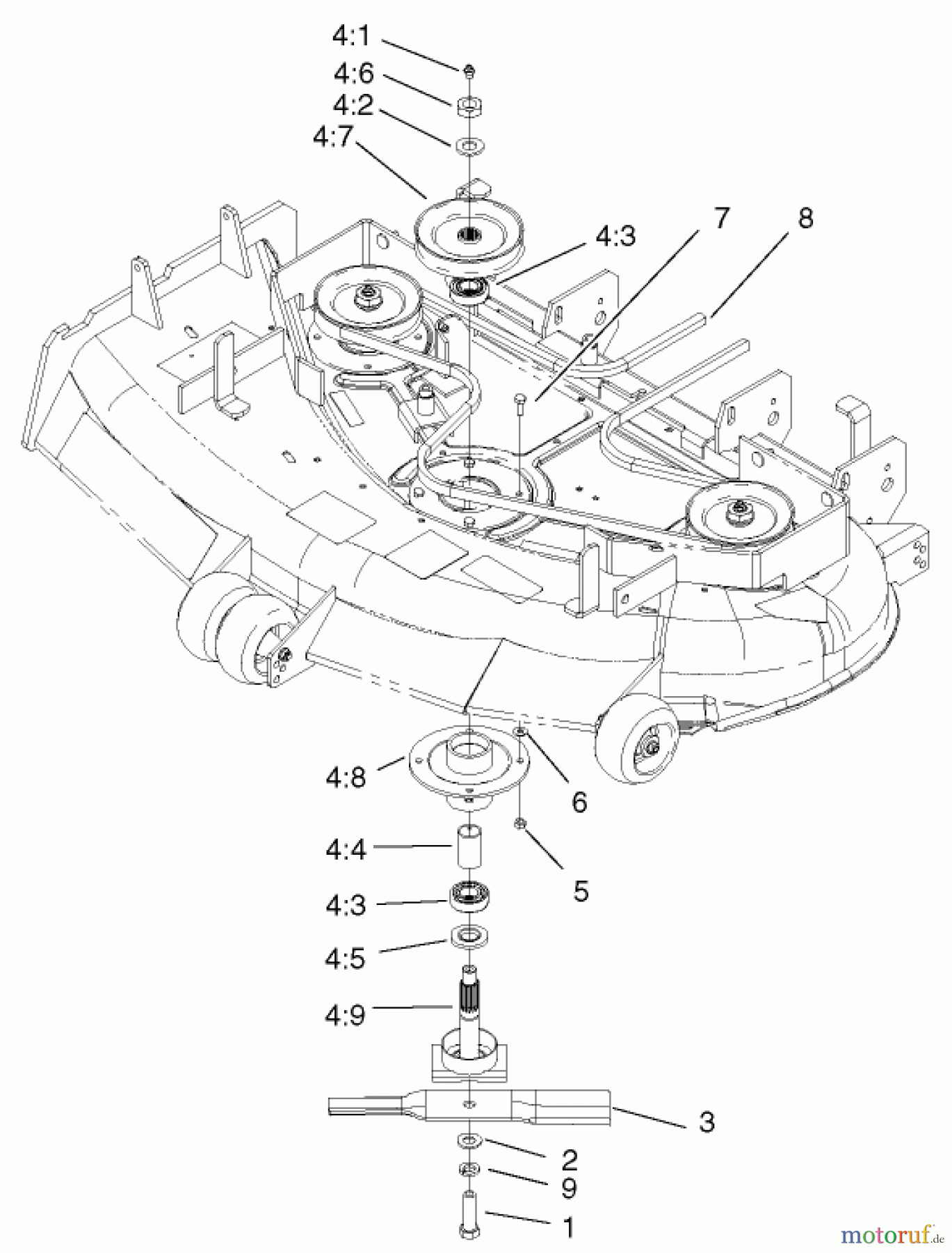  Zerto-Turn Mäher 74177 (Z150) - Toro Z Master Mower, 44