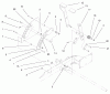 Zerto-Turn Mäher 74178 (Z150) - Toro Z Master Mower, 52" SFS Side Discharge Deck (SN: 220000001 - 220000312) (2002) Spareparts HEIGHT OF CUT ASSEMBLY