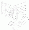 Compact Utility Attachments 22910 - Toro Vibratory Plow, Dingo Compact Utility Loaders (SN: 260000001 - 260999999) (2006) Spareparts INDICATING LEVER ASSEMBLY