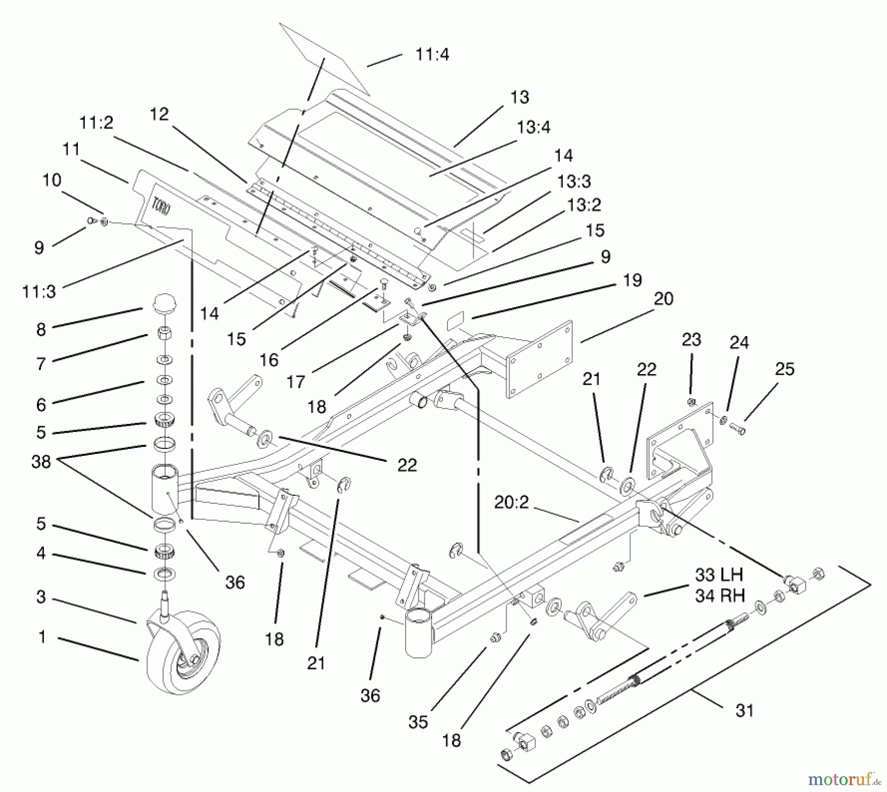  Zerto-Turn Mäher 74178 (Z150) - Toro Z Master Mower, 52