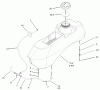 Zerto-Turn Mäher 74178 (Z150) - Toro Z Master Mower, 52" SFS Side Discharge Deck (SN: 230007001 - 230999999) (2003) Spareparts FUEL SYSTEM ASSEMBLY