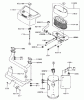 Zerto-Turn Mäher 74179 (Z149) - Toro Z Master Mower, 52" SFS Side Discharge Deck (SN: 210000001 - 210999999) (2001) Spareparts AIR-FILTER/MUFFLER ASSEMBLY KAWASAKI FH601V-S07