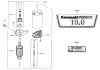 Zerto-Turn Mäher 74179 (Z149) - Toro Z Master Mower, 52" SFS Side Discharge Deck (SN: 210000001 - 210999999) (2001) Spareparts STARTER/DECALS-KAWASAKI FH601V-S07