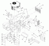 Zerto-Turn Mäher 74179 (Z149) - Toro Z Master Mower, 52" SFS Side Discharge Deck (SN: 220000389 - 220010042) (2002) Spareparts ENGINE AND CLUTCH ASSEMBLY