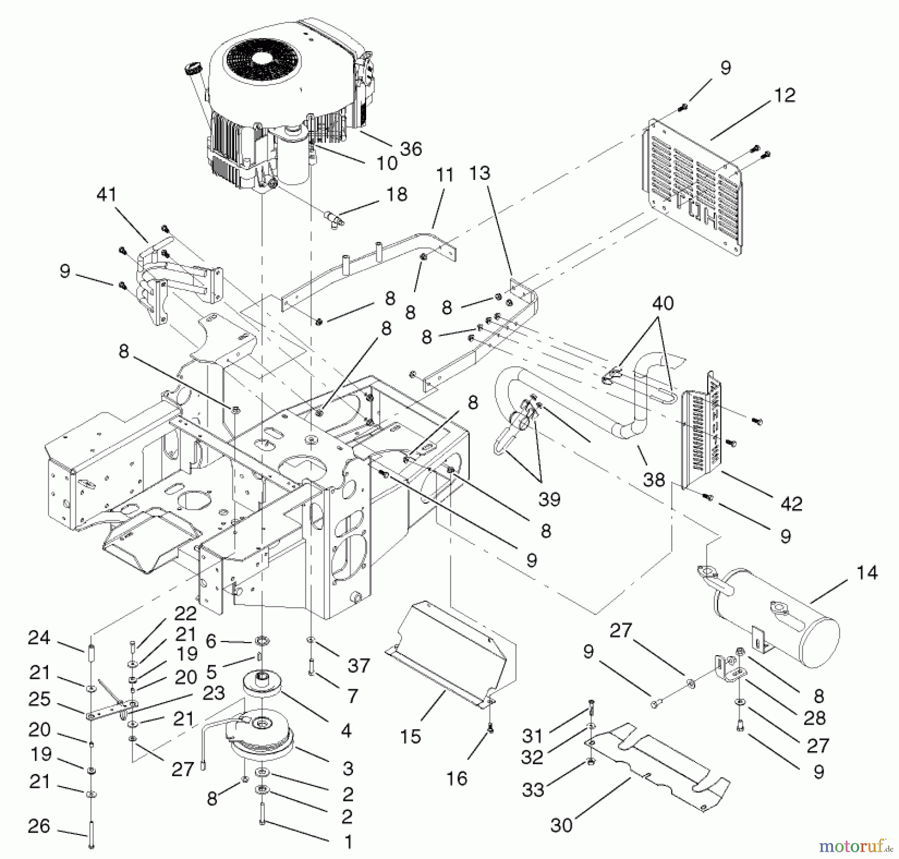  Zerto-Turn Mäher 74179 (Z149) - Toro Z Master Mower, 52