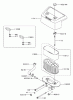 Zerto-Turn Mäher 74179 (Z149) - Toro Z Master Mower, 52" SFS Side Discharge Deck (SN: 230005001 - 230006000) (2003) Spareparts AIR-FILTER ASSEMBLY KAWASAKI FH601V-DS06
