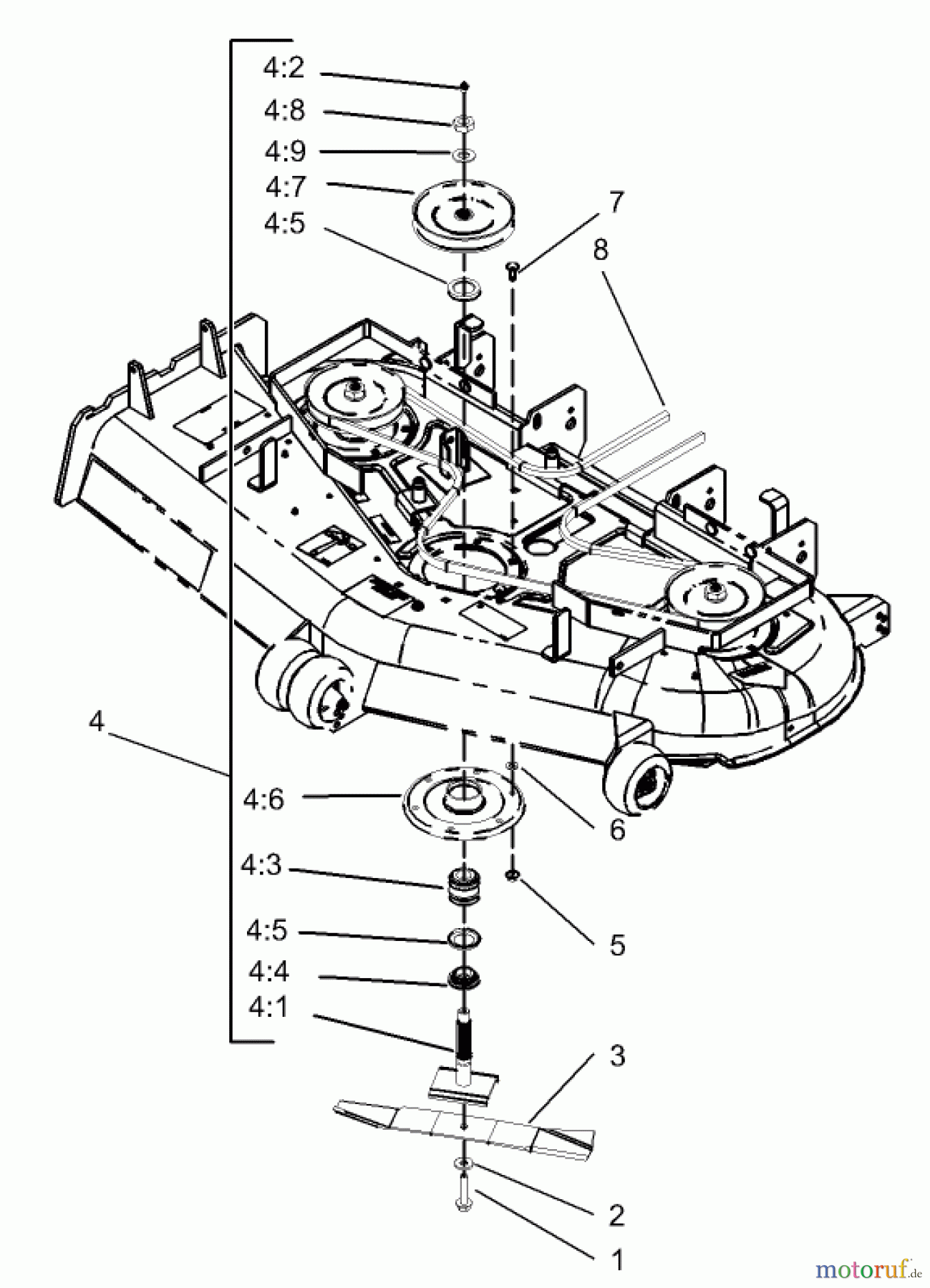  Zerto-Turn Mäher 74179 (Z149) - Toro Z Master Mower, 52