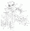 Zerto-Turn Mäher 74179 (Z149) - Toro Z Master Mower, 52" SFS Side Discharge Deck (SN: 230005001 - 230006000) (2003) Spareparts ENGINE AND CLUTCH ASSEMBLY
