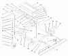 Zerto-Turn Mäher 74179 (Z149) - Toro Z Master Mower, 52" SFS Side Discharge Deck (SN: 230005001 - 230006000) (2003) Spareparts FRONT FRAME ASSEMBLY