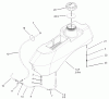 Zerto-Turn Mäher 74179 (Z149) - Toro Z Master Mower, 52" SFS Side Discharge Deck (SN: 230005001 - 230006000) (2003) Spareparts FUEL SYSTEM ASSEMBLY