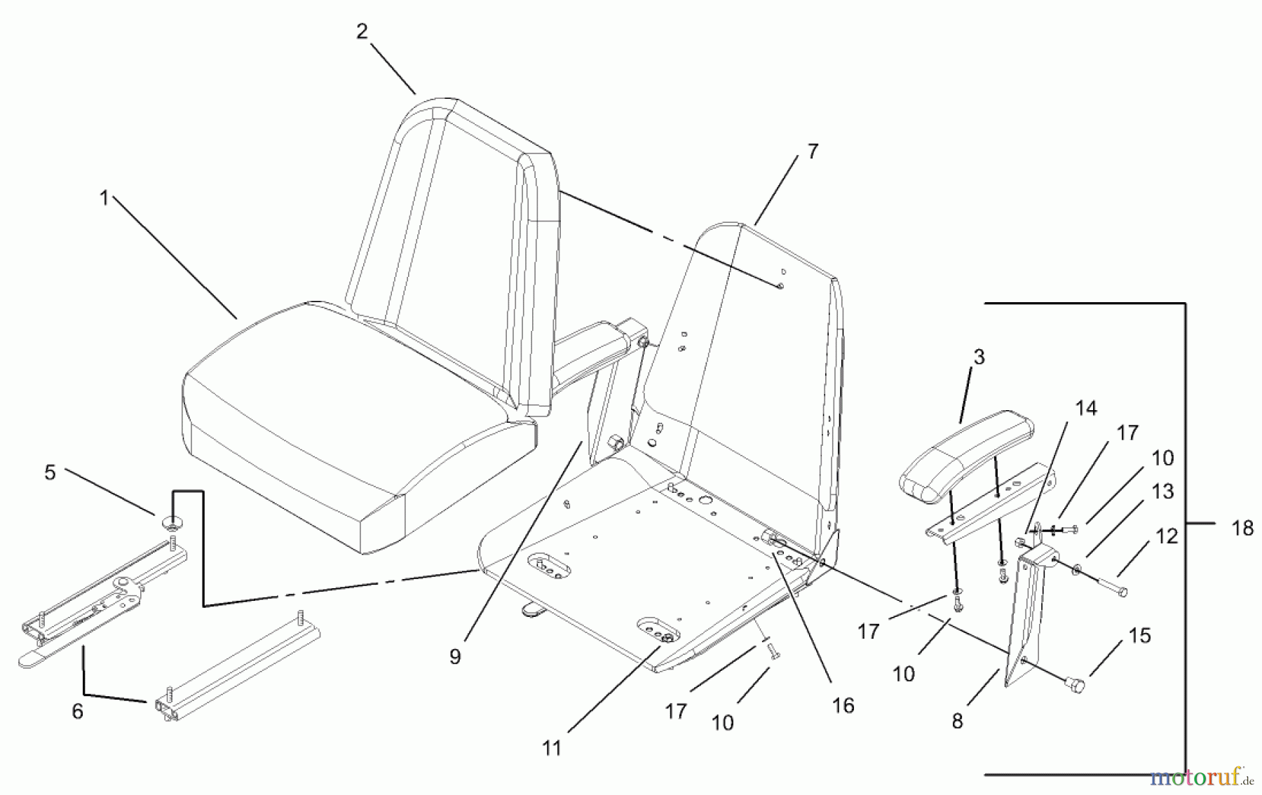  Zerto-Turn Mäher 74179 (Z149) - Toro Z Master Mower, 52