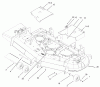 Zerto-Turn Mäher 74179 (Z149) - Toro Z Master Mower, 52" SFS Side Discharge Deck (SN: 230006001 - 230007000) (2003) Spareparts DECK AND WHEEL GAGE ASSEMBLY