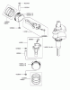 Zerto-Turn Mäher 74179 (Z149) - Toro Z Master Mower, 52" SFS Side Discharge Deck (SN: 230006001 - 230007000) (2003) Spareparts PISTON/CRANKSHAFT ASSEMBLY KAWASAKI FH601V-DS06