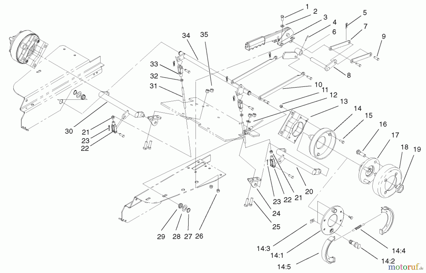  Zerto-Turn Mäher 74187 (Z350) - Toro Z Master 48