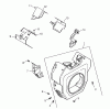 Zerto-Turn Mäher 74187 (Z350) - Toro Z Master 48" Mower and Bag (SN: 200000501 - 200999999) (2000) Spareparts BLOWER HOUSING & BAFFLES (KOHLER CH20S PS64644)