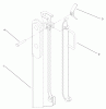 Compact Utility Attachments 22911 - Toro Vibratory Plow, Dingo Compact Utility Loaders (SN: 313000001 - 313999999) (2013) Spareparts CHUTED BLADE ASSEMBLY NO. 104-0640