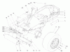 Zerto-Turn Mäher 74187 (Z350) - Toro Z Master 48" Mower and Bag (SN: 200000501 - 200999999) (2000) Spareparts TRACTION FRAME ASSEMBLY