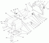 Zerto-Turn Mäher 74189 (Z355) - Toro Z Master 48" Mower and Bag (SN: 200000501 - 200999999) (2000) Spareparts BAGGER ASSEMBLY