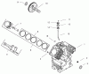 Zerto-Turn Mäher 74189 (Z355) - Toro Z Master 48" Mower and Bag (SN: 200000501 - 200999999) (2000) Spareparts CRANKCASE (KOHLER CH25S PS68656)