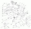 Zerto-Turn Mäher 74189 (Z355) - Toro Z Master 48" Mower and Bag (SN: 200000501 - 200999999) (2000) Spareparts DECK ASSEMBLY