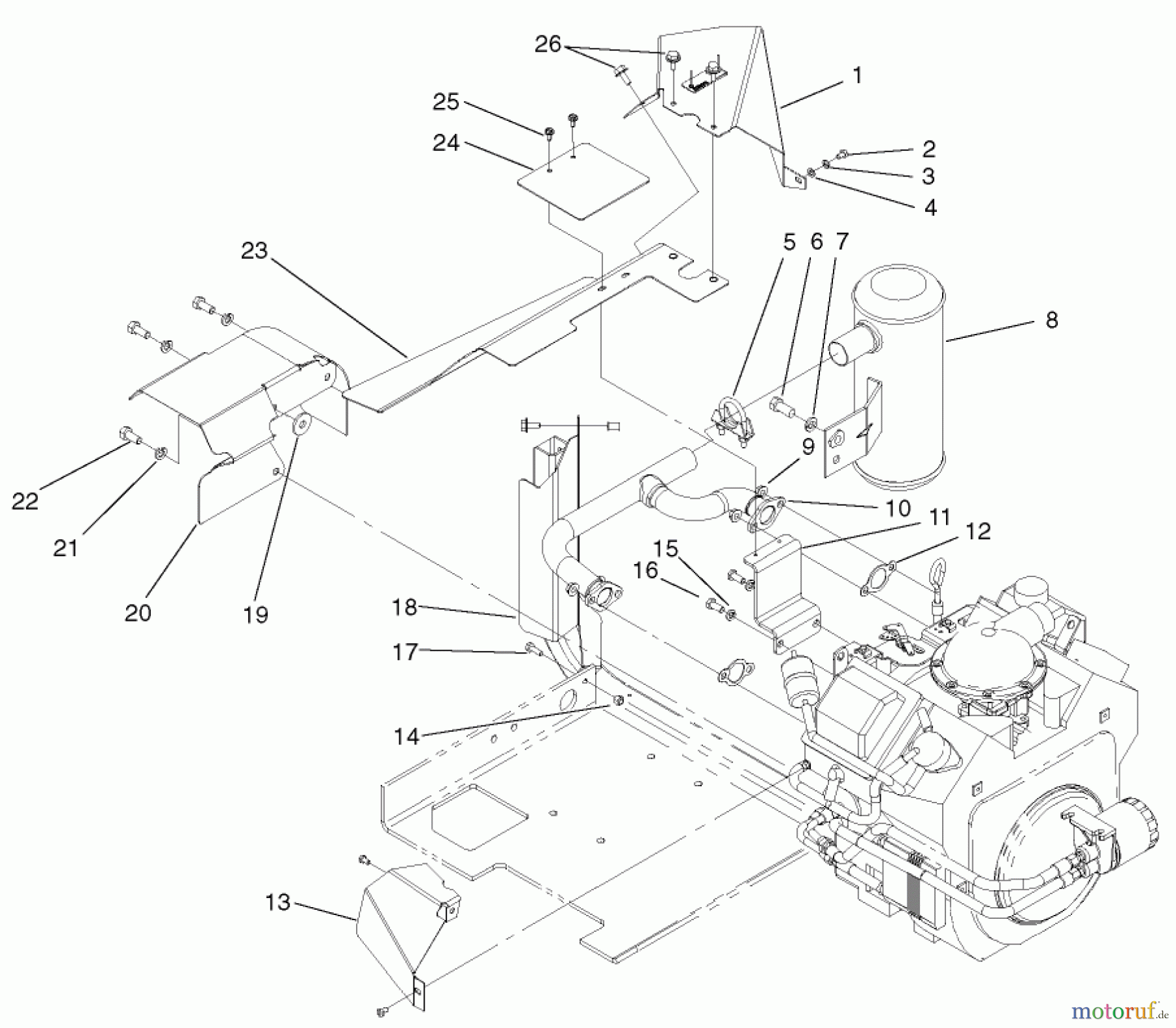  Zerto-Turn Mäher 74189 (Z355) - Toro Z Master 48