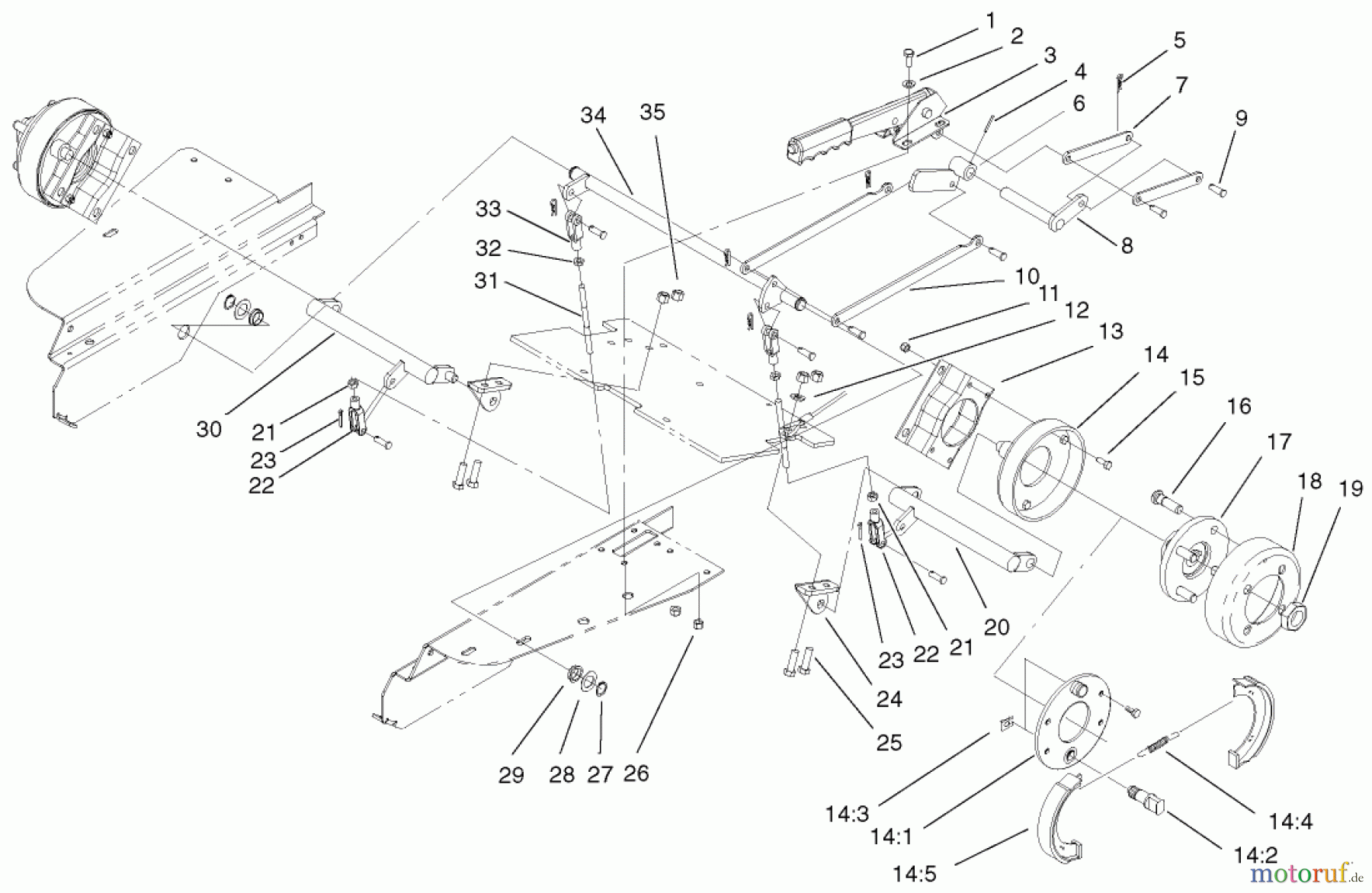  Zerto-Turn Mäher 74189 (Z355) - Toro Z Master 48