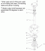 Zerto-Turn Mäher 74189 (Z355) - Toro Z Master 48" Mower and Bag (SN: 200000501 - 200999999) (2000) Spareparts RIGHTHAND SHAFT SERVICE ASSEMBLY NO. 104-2427