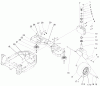 Zerto-Turn Mäher 74189 (Z355) - Toro Z Master 48" Mower and Bag (SN: 200000501 - 200999999) (2000) Spareparts TAIL WHEEL AND BUMPER ASSEMBLY