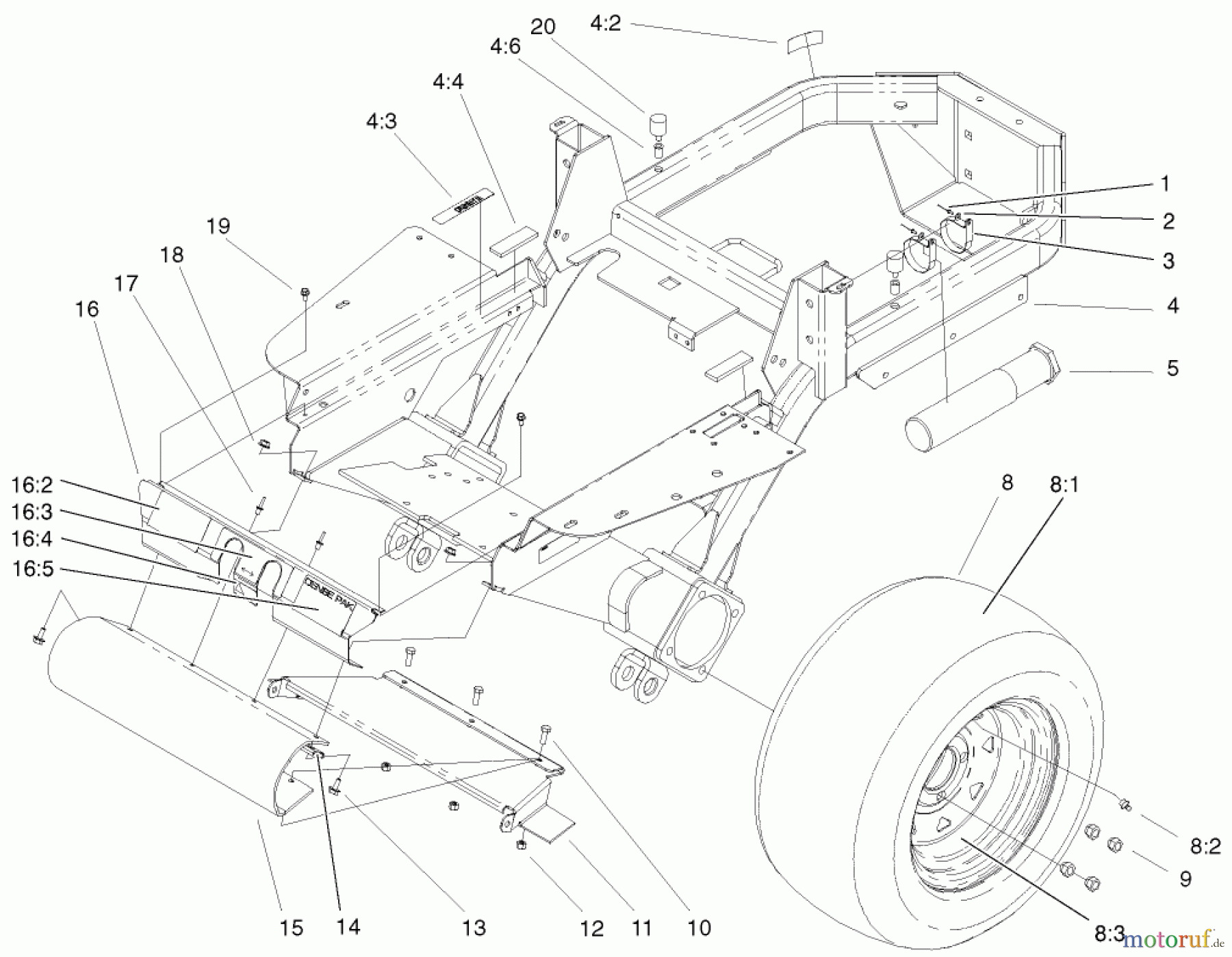  Zerto-Turn Mäher 74189 (Z355) - Toro Z Master 48