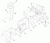 Zerto-Turn Mäher 74191 (Z320) - Toro Z Master 122cm Mower and Bagger (SN: 890001 - 890159) (1998) Spareparts BLOWER ASSEMBLY