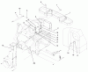 Zerto-Turn Mäher 74191 (Z320) - Toro Z Master 122cm Mower and Bagger (SN: 890001 - 890159) (1998) Spareparts BUMPER ASM